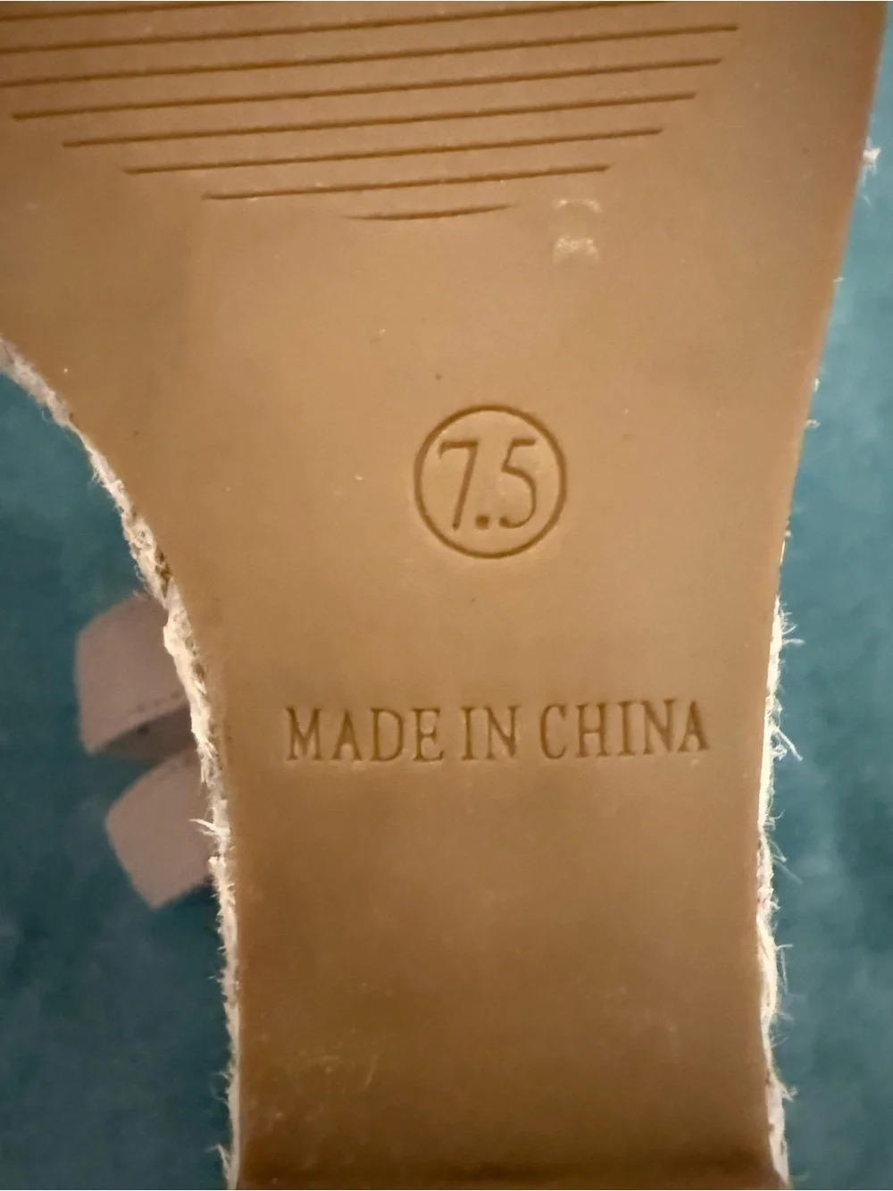 Steve Madden Nude Braided Espadrille Wedge Sandals